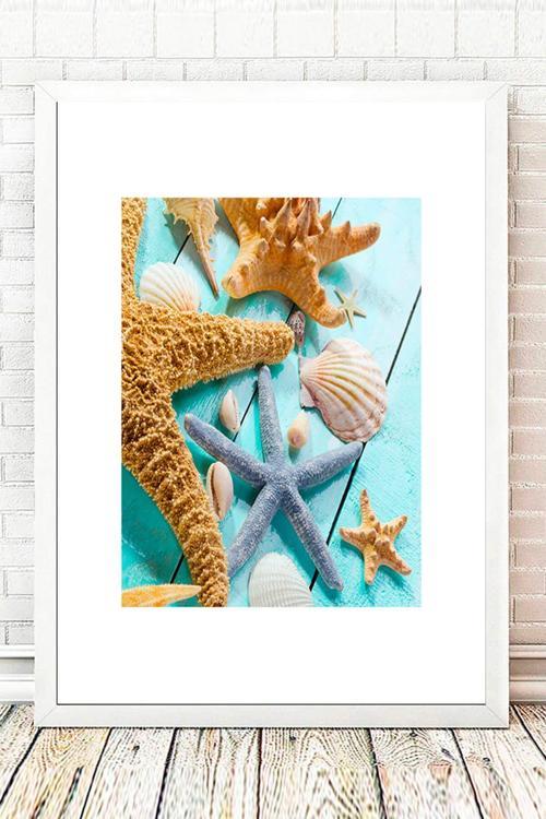 Beyaz Çerçeveli Tablo 25 cm x 30 cm