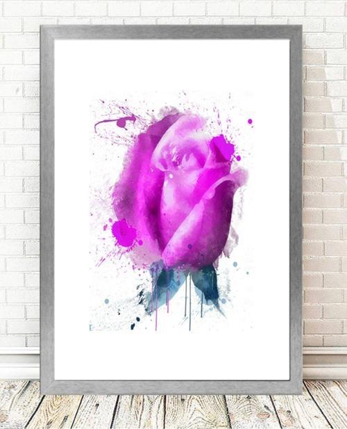 Gümüş Çerçeveli Tablo 25 cm x 30 cm