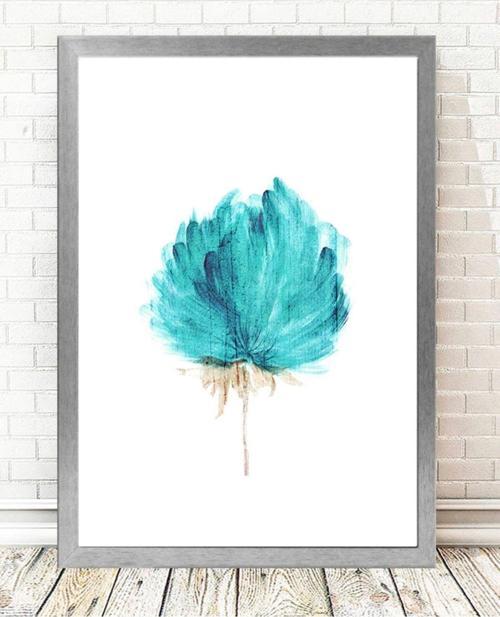 Gümüş Çerçeveli Tablo 25 cm x 30 cm