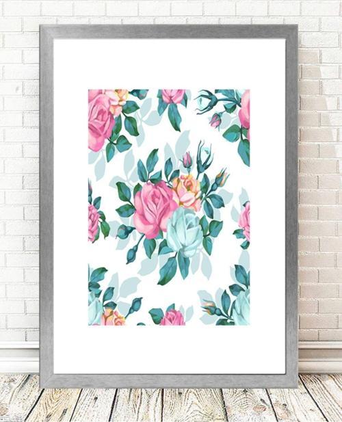 Gümüş Çerçeveli Tablo 25 cm x 30 cm
