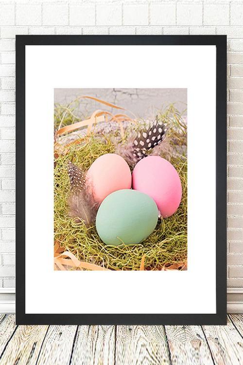 Siyah Çerçeveli Tablo 25 cm x 30 cm