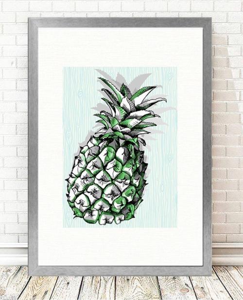 Gümüş Çerçeveli Tablo 25 cm x 30 cm