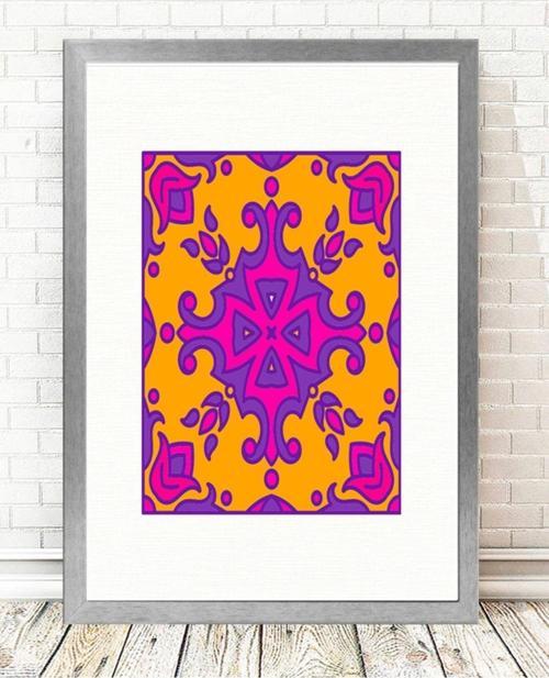 Gümüş Çerçeveli Tablo 25 cm x 30 cm