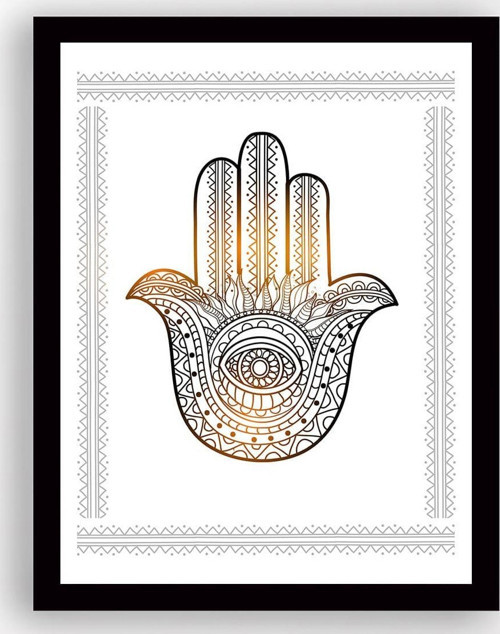 Siyah Çerçeveli Tablo 25 cmx30 cm