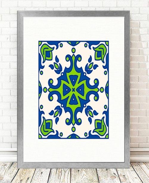 Gümüş Çerçeveli Tablo 25 cm x 30 cm