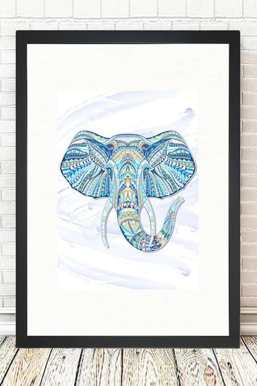 Siyah Çerçeveli Tablo 25 cm x 30 cm