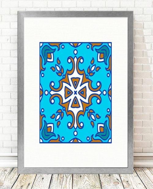 Gümüş Çerçeveli Tablo 25 cm x 30 cm