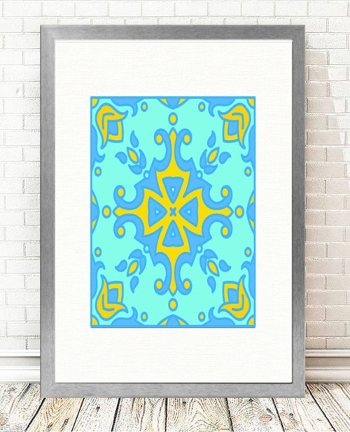 Gümüş Çerçeveli Tablo 25 cm x 30 cm