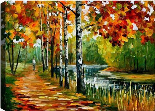 50x70 cm Manzara Kanvas Tablo