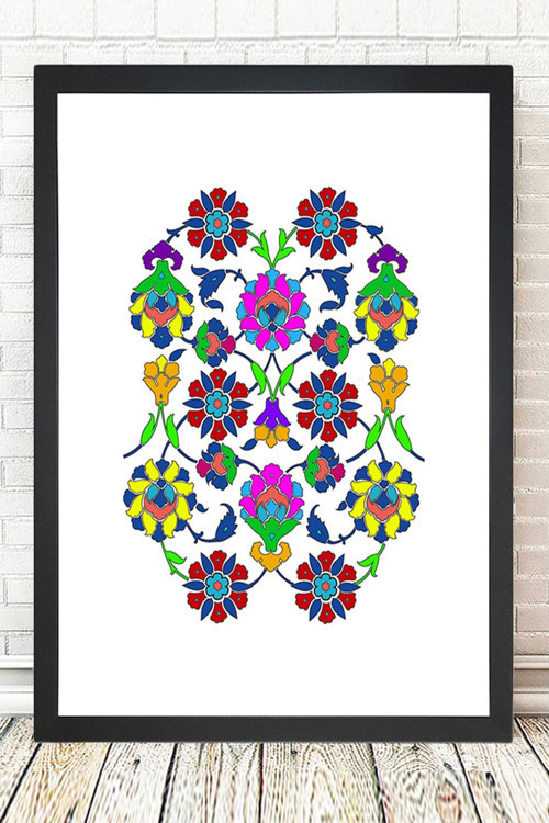 Siyah Çerçeveli Tablo 25 cm x 30 cm