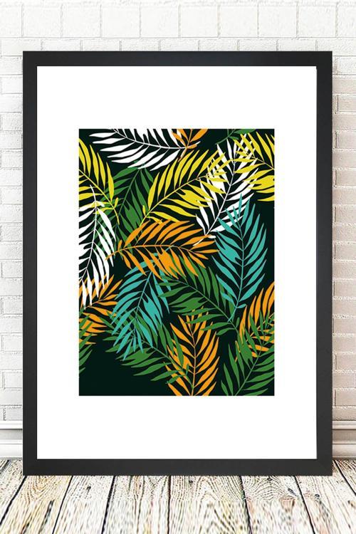 Siyah Çerçeveli Tablo 25 cm x 30 cm