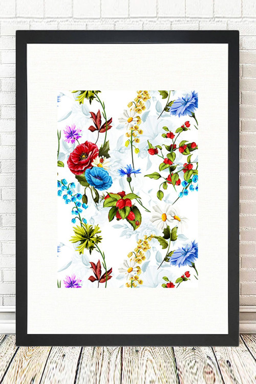 Siyah Çerçeveli Tablo 25 cm x 30 cm