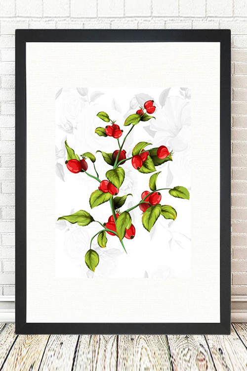 Siyah Çerçeveli Tablo 25 cm x 30 cm