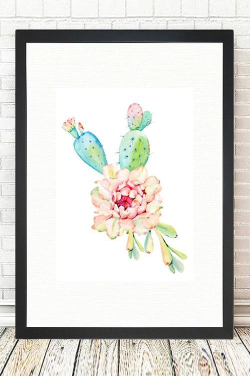 Siyah Çerçeveli Tablo 25 cm x 30 cm