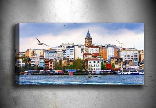 30x90 cm Manzara Kanvas Tablo