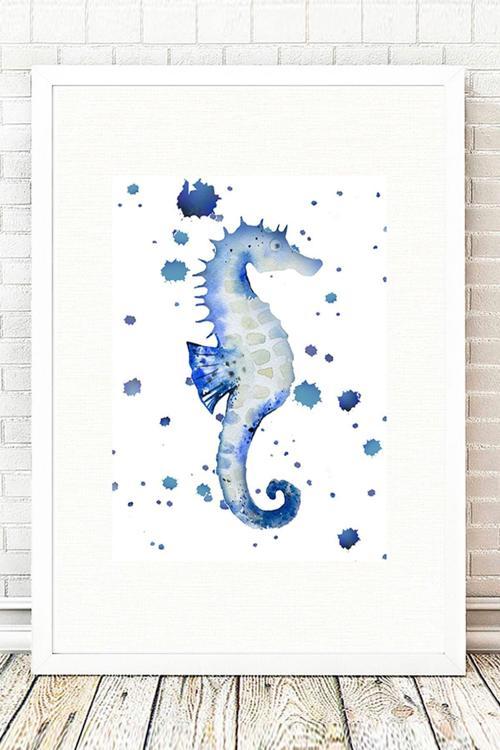 Beyaz Çerçeveli Tablo 25 cm x 30 cm