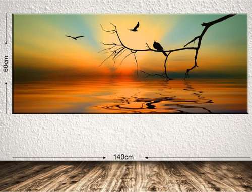 Dev Boyut Manzara Kanvas Tablo 60x140 cm