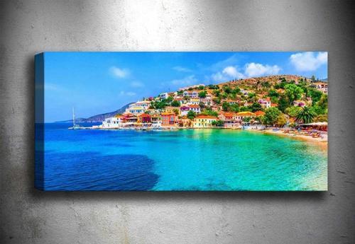 30x90 cm Manzara Kanvas Tablo