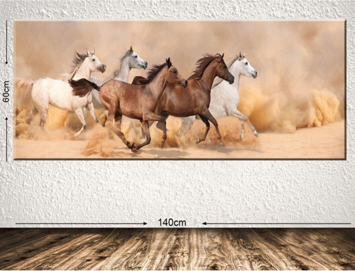 Dev Boyut Dekoratif Kanvas Tablo 60x140 cm