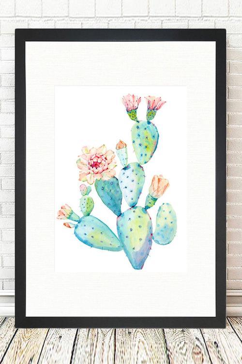 Siyah Çerçeveli Tablo 25 cm x 30 cm