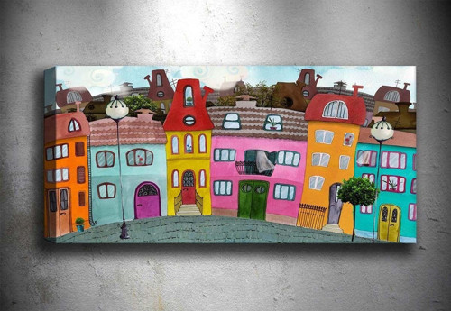 30x90 cm Dekoratif Kanvas Tablo