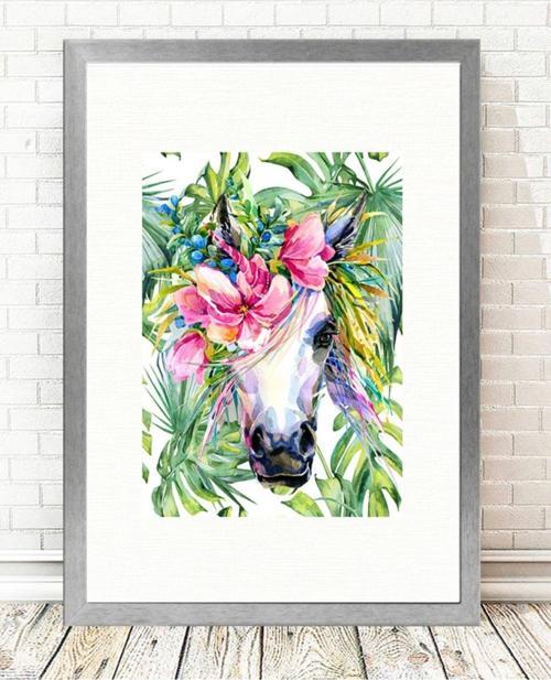 Gümüş Çerçeveli Tablo 25 cm x 30 cm