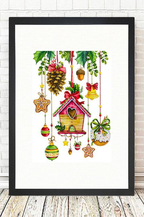 Siyah Çerçeveli Tablo 25 cm x 30 cm