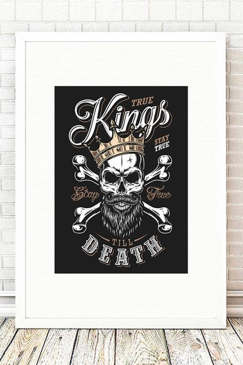 Beyaz Çerçeveli Tablo 25 cm x 30 cm