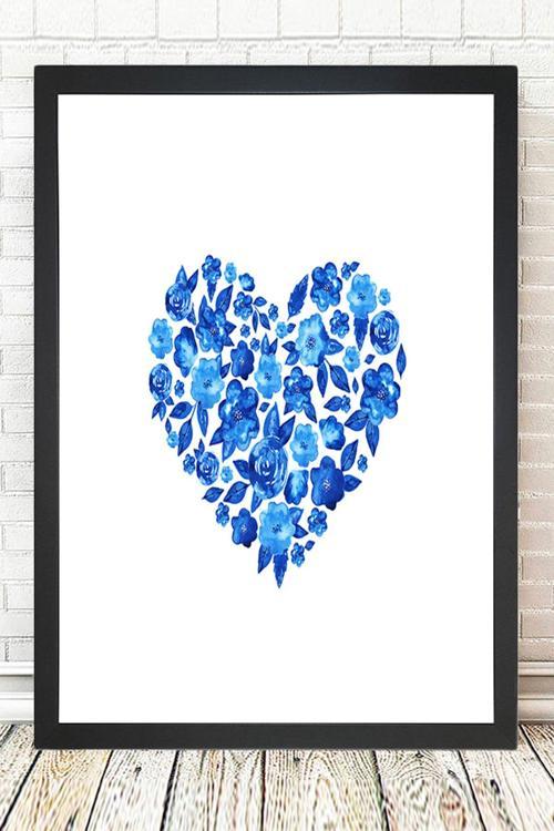 Siyah Çerçeveli Tablo 25 cm x 30 cm