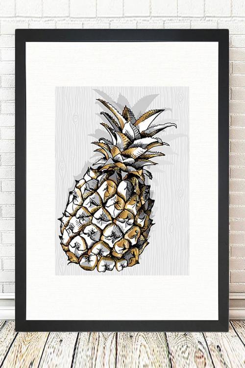 Siyah Çerçeveli Tablo 25 cm x 30 cm