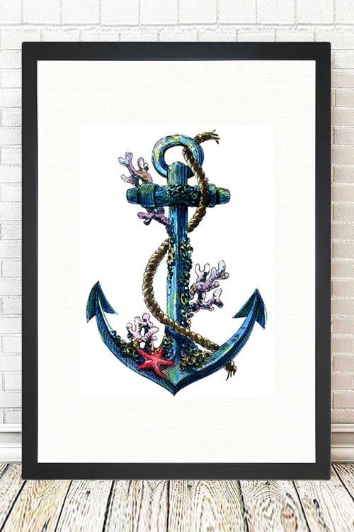 Siyah Çerçeveli Tablo 25 cm x 30 cm