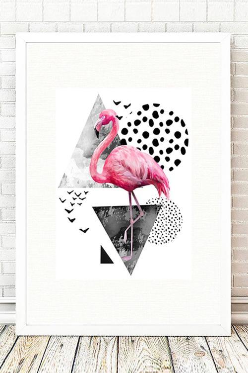 Beyaz Çerçeveli Tablo 25 cm x 30 cm