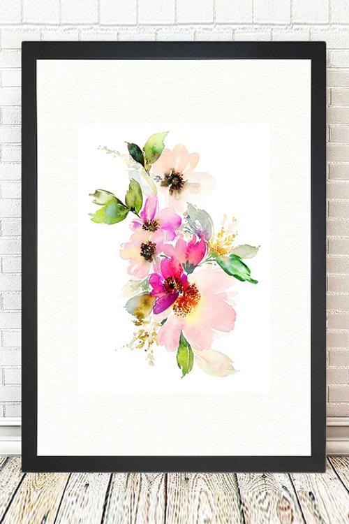 Siyah Çerçeveli Tablo 25 cm x 30 cm