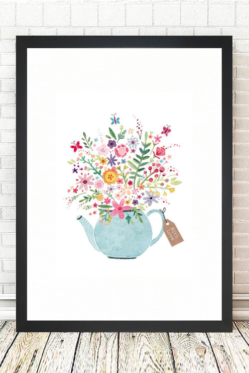 Siyah Çerçeveli Tablo 25 cm x 30 cm