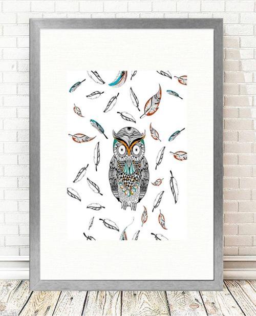 Gümüş Çerçeveli Tablo 25 cm x 30 cm