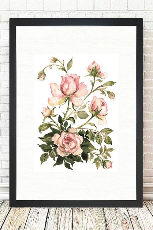 Siyah Çerçeveli Tablo 25 cm x 30 cm