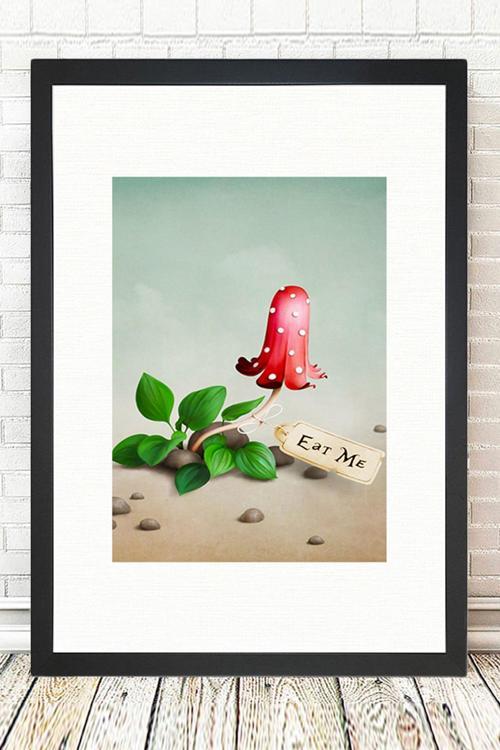 Siyah Çerçeveli Tablo 25 cm x 30 cm