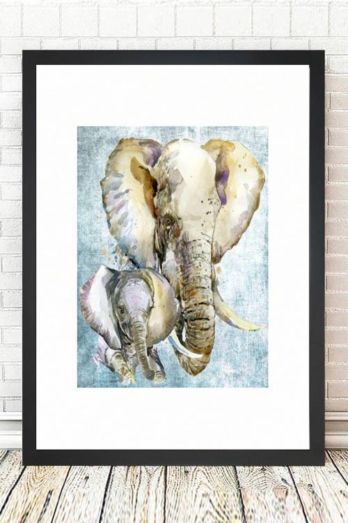 Siyah Çerçeveli Tablo 25 cm x 30 cm