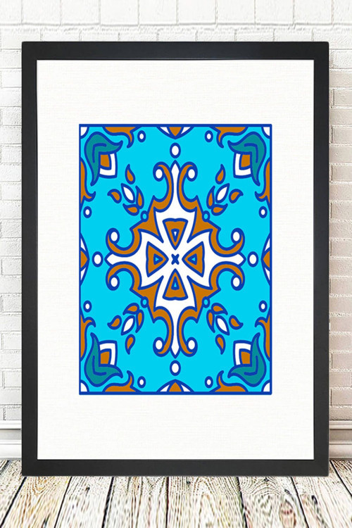 Siyah Çerçeveli Tablo 25 cm x 30 cm