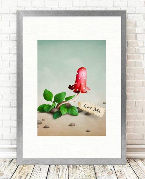 Gümüş Çerçeveli Tablo 25 cm x 30 cm