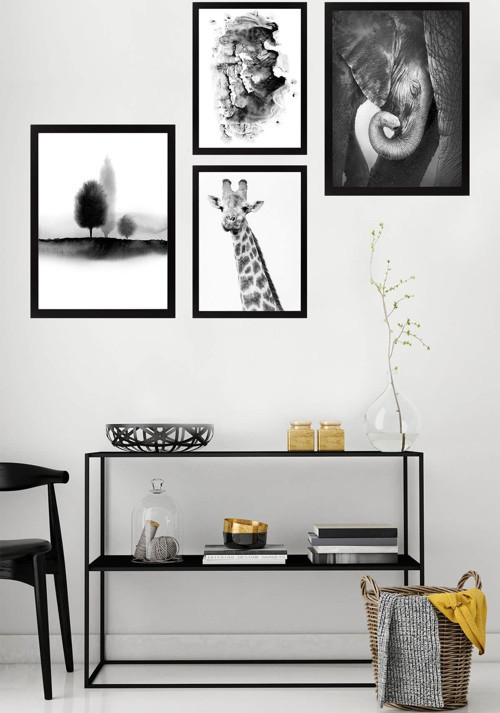 4 Parçalı Çerçeveli Tablo Set