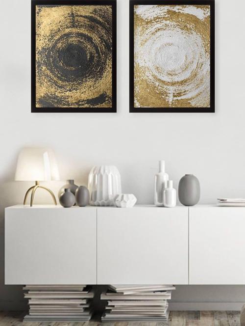 2 Parçalı Çerçeveli Tablo Set