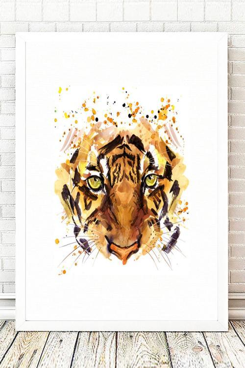 Beyaz Çerçeveli Tablo 25 cm x 30 cm