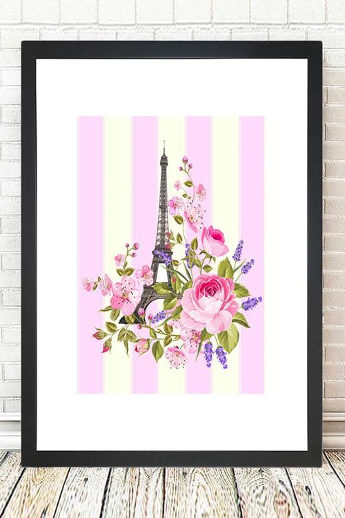 Siyah Çerçeveli Tablo 25 cm x 30 cm