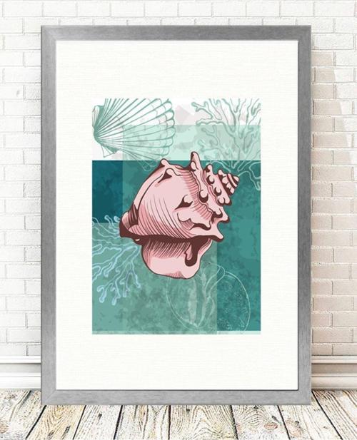 Gümüş Çerçeveli Tablo 25 cm x 30 cm