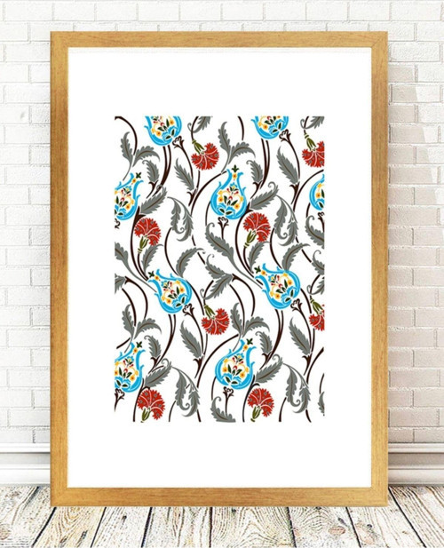 Altın Varak Çerçeveli Tablo 25 cm x 30 cm
