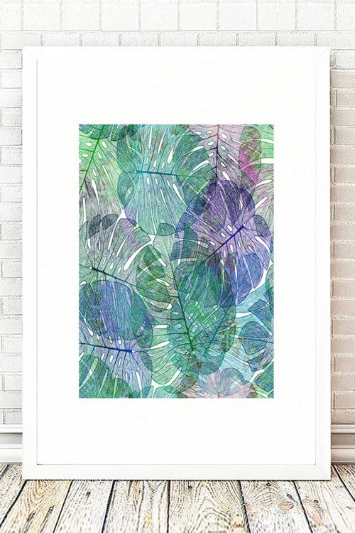 Beyaz Çerçeveli Tablo 25 cm x 30 cm