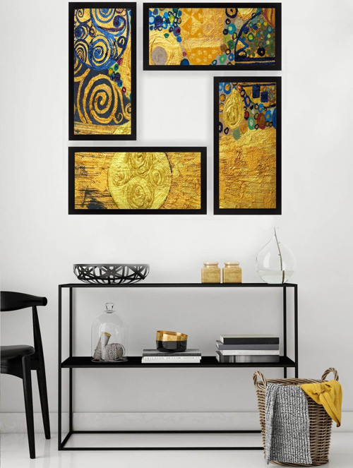 4 Parçalı Çerçeveli Tablo Set