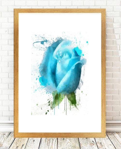 Altın Varak Çerçeveli Tablo 25 cm x 30 cm