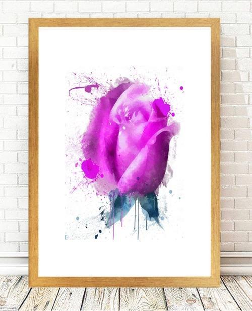 Altın Varak Çerçeveli Tablo 25 cm x 30 cm